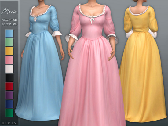 Maria Dress - The Sims 4 Catalog