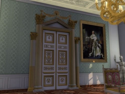 Marie Antoinette Boudoir Wall Set at Regal Sims