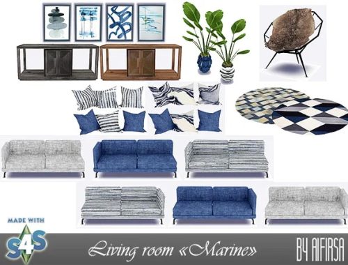 Marine living room at Aifirsa