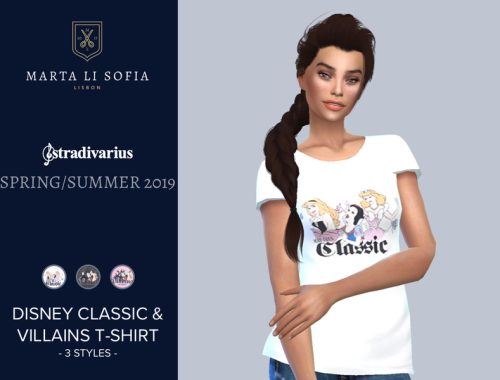 Marta Li Stradivarius Disney Classic & Villains T-shirt
