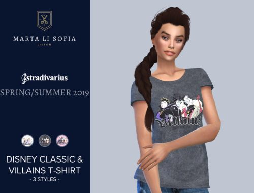 Marta Li Stradivarius Disney Classic & Villains T-shirt