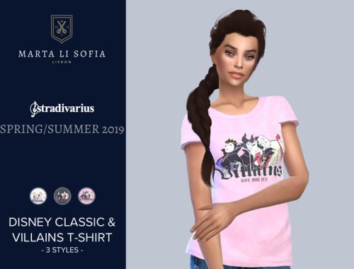 Marta Li Stradivarius Disney Classic & Villains T-shirt