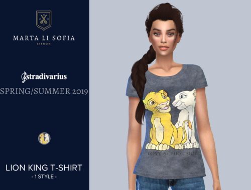 Marta Li Stradivarius Lion King T-shirt