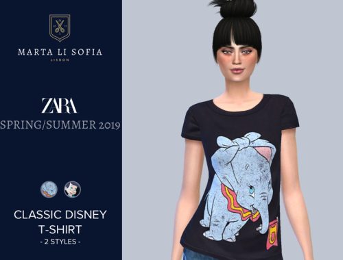 Marta Li Zara Classic Disney T-shirt