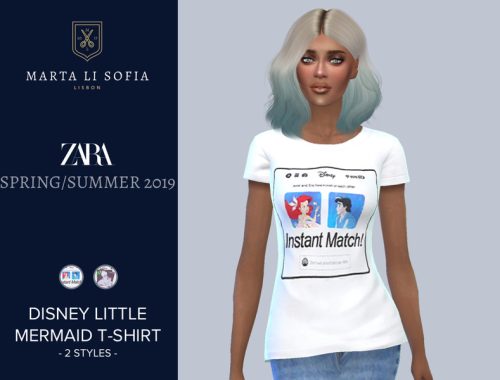 Marta Li Zara Little Mermaid T-shirt