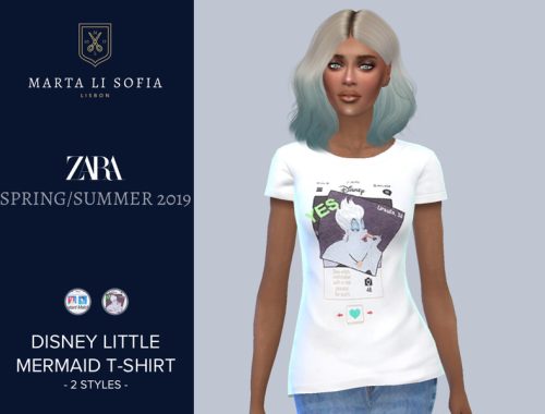 Marta Li Zara Little Mermaid T-shirt