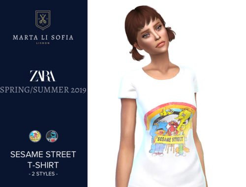 Marta Li Zara Sesame Street T-shirt