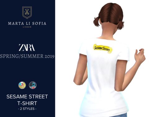 Marta Li Zara Sesame Street T-shirt