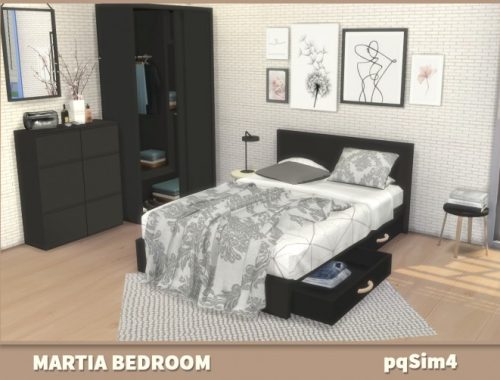 Martia Bedroom at pqSims4