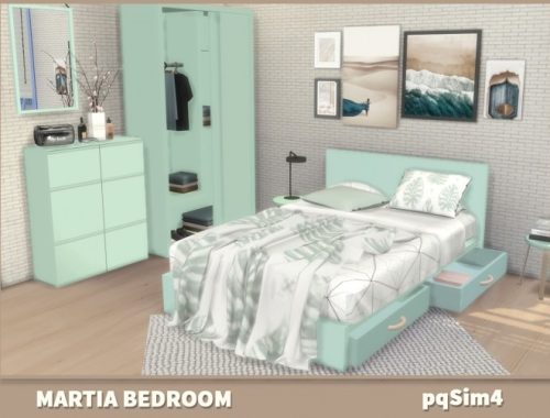 Martia Bedroom at pqSims4