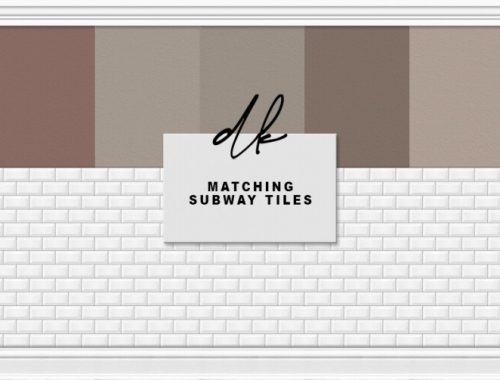 Matching Subway Tiles at DK SIMS