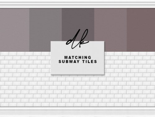 Matching Subway Tiles at DK SIMS