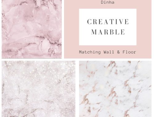 Matching Walls and Floor Creative Marble at Dinha Gamer