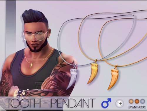 Mathcope Tooth Pendant