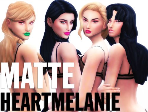 MATTE - Heart Melanie Cosmetic Paris