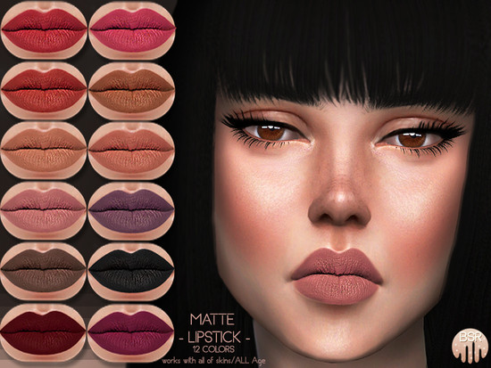 Matte Lipstick BM18 - The Sims 4 Catalog