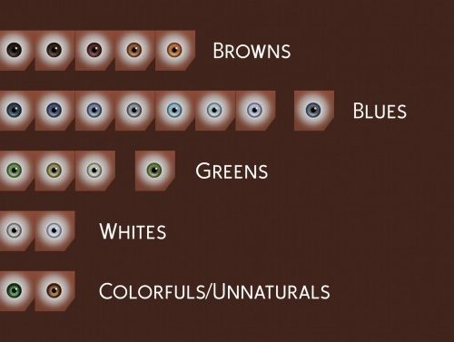 Maxis Match Contacts by littledica