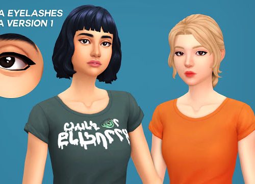 Maxis Match Eyelashes Laptop Mode Friendly at Pickypikachu
