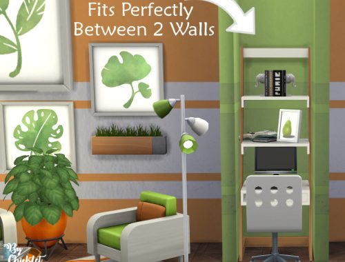 Maxis Match Modern 1 Tile Desk at Simthing New
