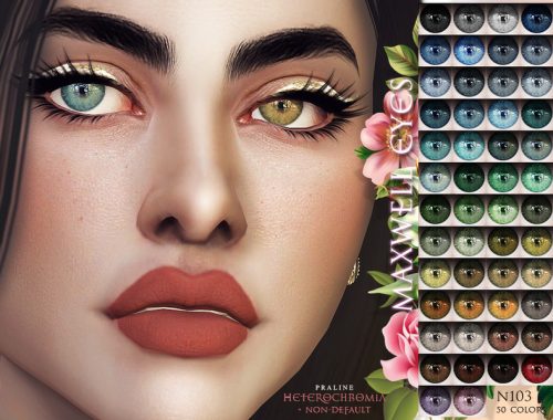 Maxwell Eyes N103 HETEROCHROMIA + NON-DEFAULT