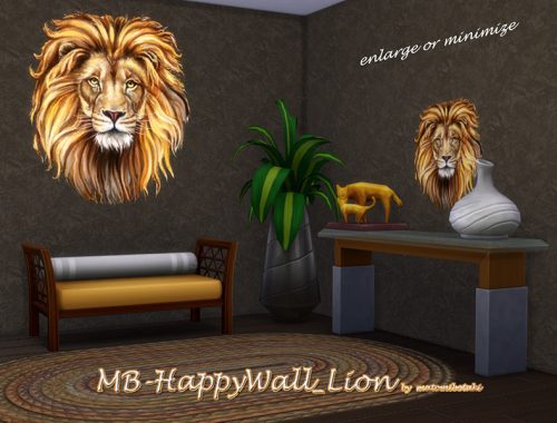 MB-HappyWall_Lion