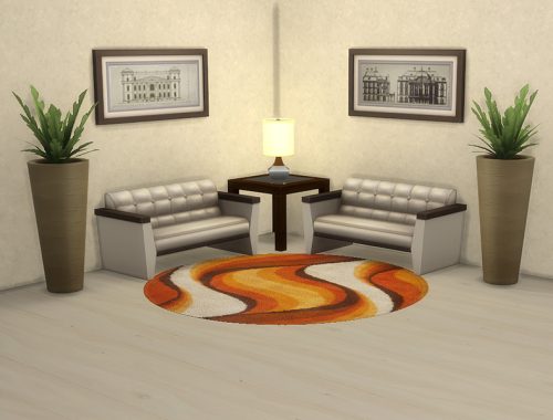 Mea Modern Round Rugs