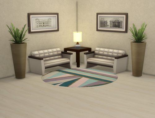 Mea Modern Round Rugs