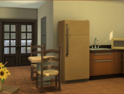 Mea Tiny Semi Modern house by oumamea at Mod The Sims