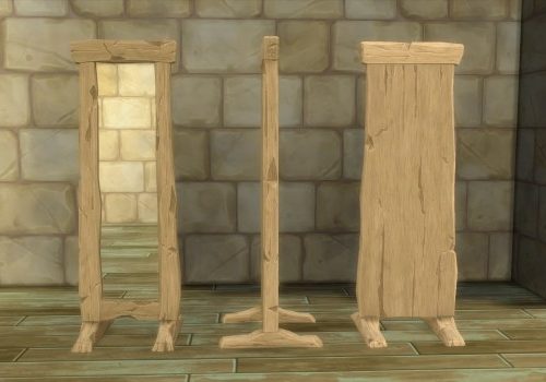 Medieval Floor Mirrors by AdonisPluto at Mod The Sims