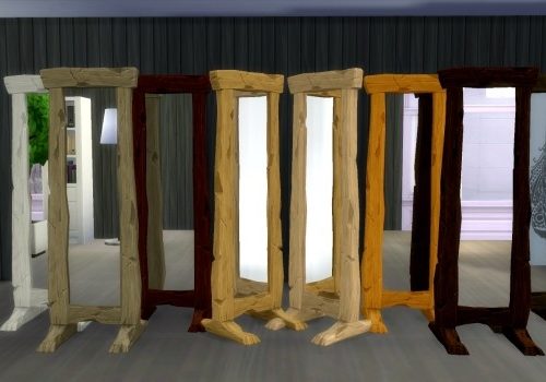 Medieval Floor Mirrors by AdonisPluto at Mod The Sims