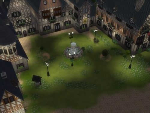 Medieval French Town by Chris34 at L’UniverSims