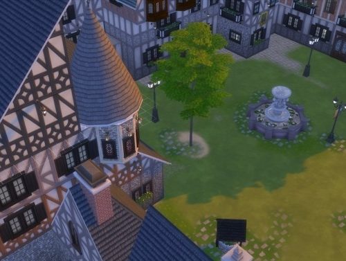 Medieval French Town by Chris34 at L’UniverSims