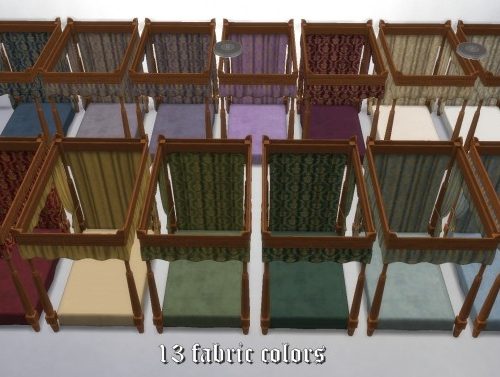 Medieval Queen Bed by TheJim07 at Mod The Sims