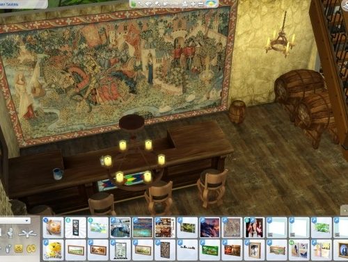 Medieval tapestries by Aliki’s Nook at Sims 4 Studio