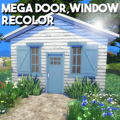 Moschino Windows & Doors Recolor - The Sims 4 Download 