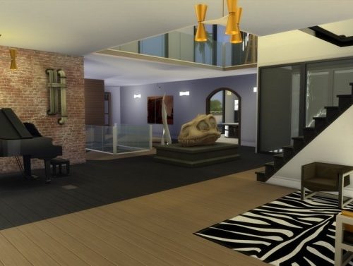 Mega Plaza Top View Modern house by dajuberthelot at Mod The Sims