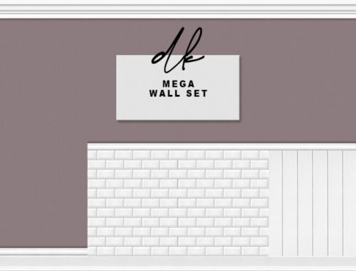 Mega Wall Set Updated! at DK SIMS