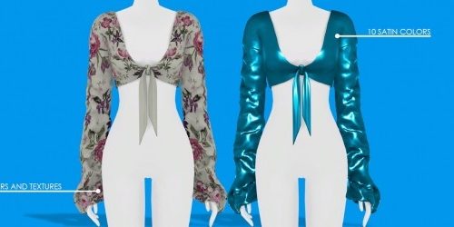 MEGANTHEE TOP by Thiago Mitchell at REDHEADSIMS