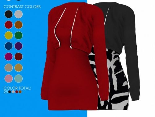 MEGHAN DRESS by Thiago Mitchell at REDHEADSIMS