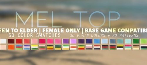 MEL TOP at Candy Sims 4