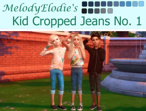 [MelodyElodie] Kid Cropped Jeans No. 1
