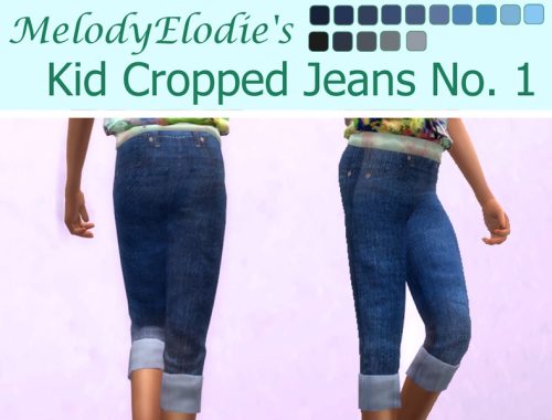 [MelodyElodie] Kid Cropped Jeans No. 1