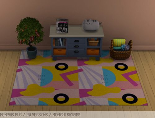 Memphis rugs at Midnightskysims