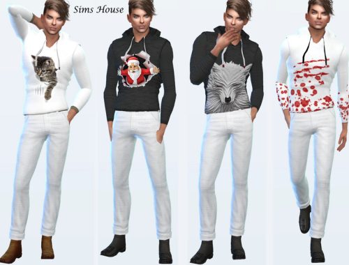 Men's Hooded Party Sweater
