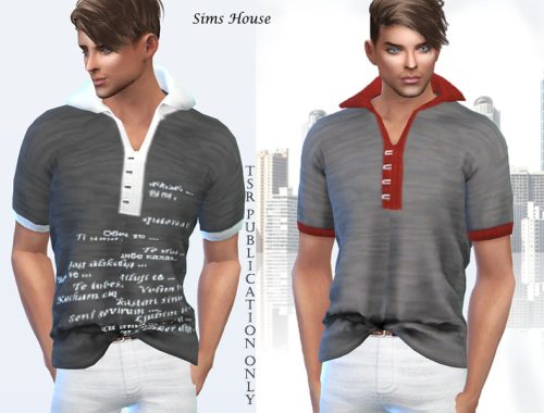 Men's polo shirt