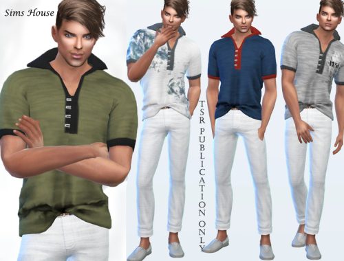 Men's polo shirt