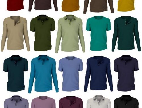 Mens tops pack at LazyEyelids