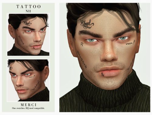 Merci Tattoo N11