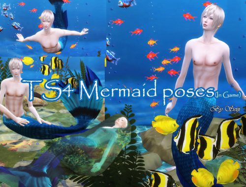 Mermaid Poses Part1 (In game) By Seiji