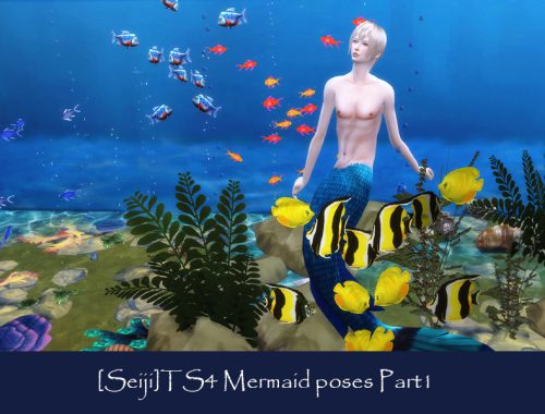 Mermaid Poses Part1 (In game) By Seiji